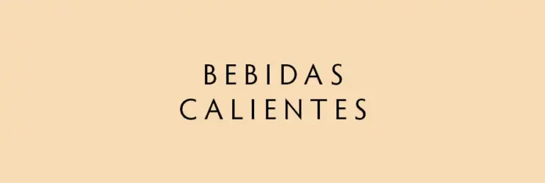 Bebidas calientes