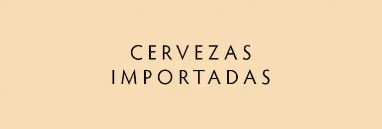 Cervezas importadas