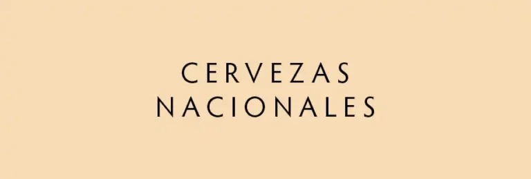 Cervezas nacionales
