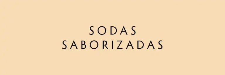 Sodas saborizadas
